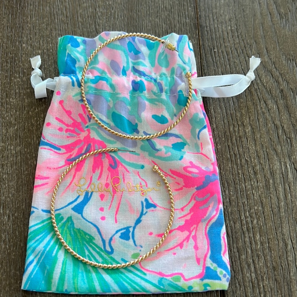 Lily Pulitzer Fashion Hoop Earring